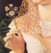 BARTOLOMEO VENETO Alleged portrait of Lucrezia Borgia oil painting artist